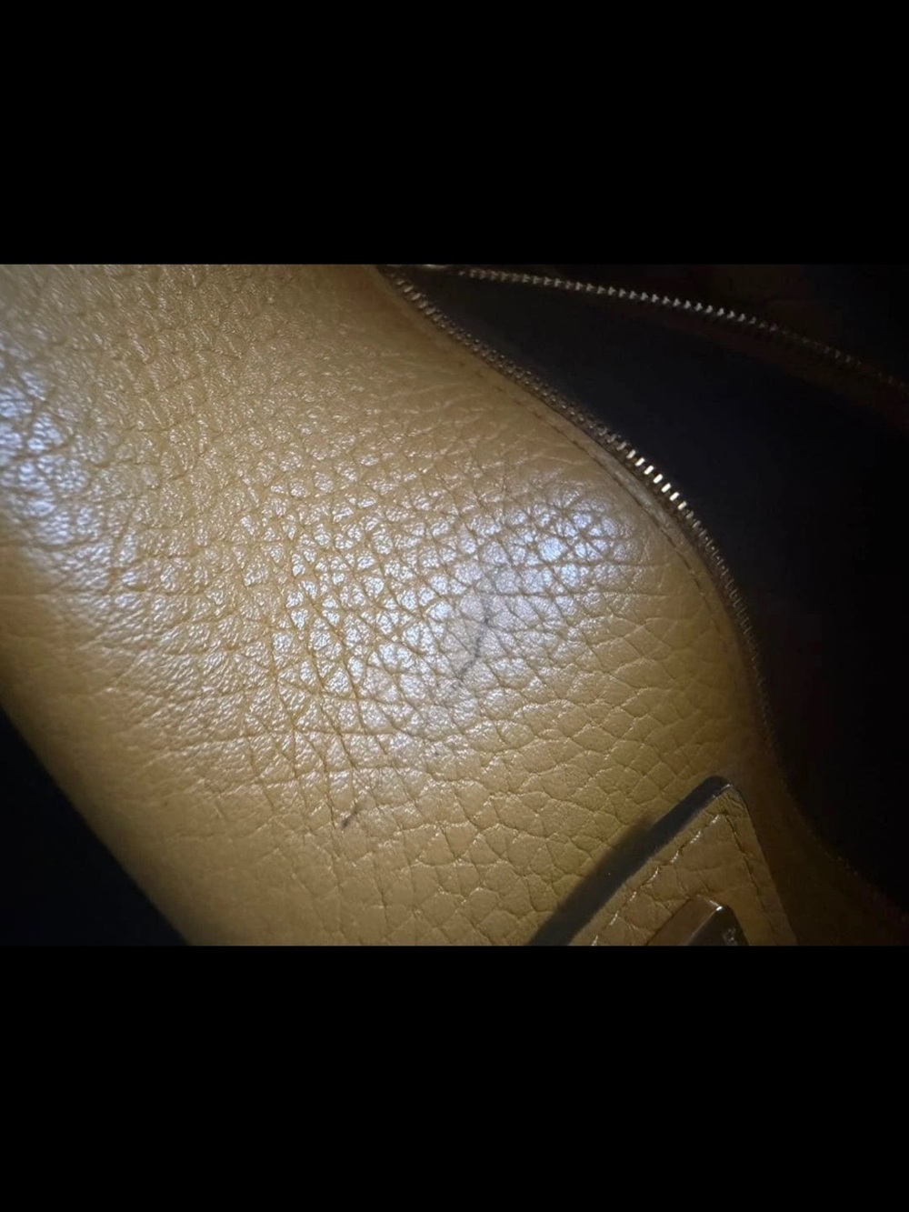Mulberry Mustard Yellow Braided-Handle Leather Shoulder Bag - Picture 6 of 7